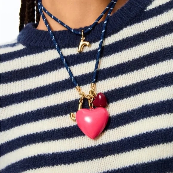 ROXANNE ASSOULIN The Big Puffy Heart Charm Navy - Picture 8 of 11